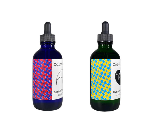 Color Tree's 8oz MMS Chlorine Dioxide Kit - Glass Bottles w/ Nitrile bulbs